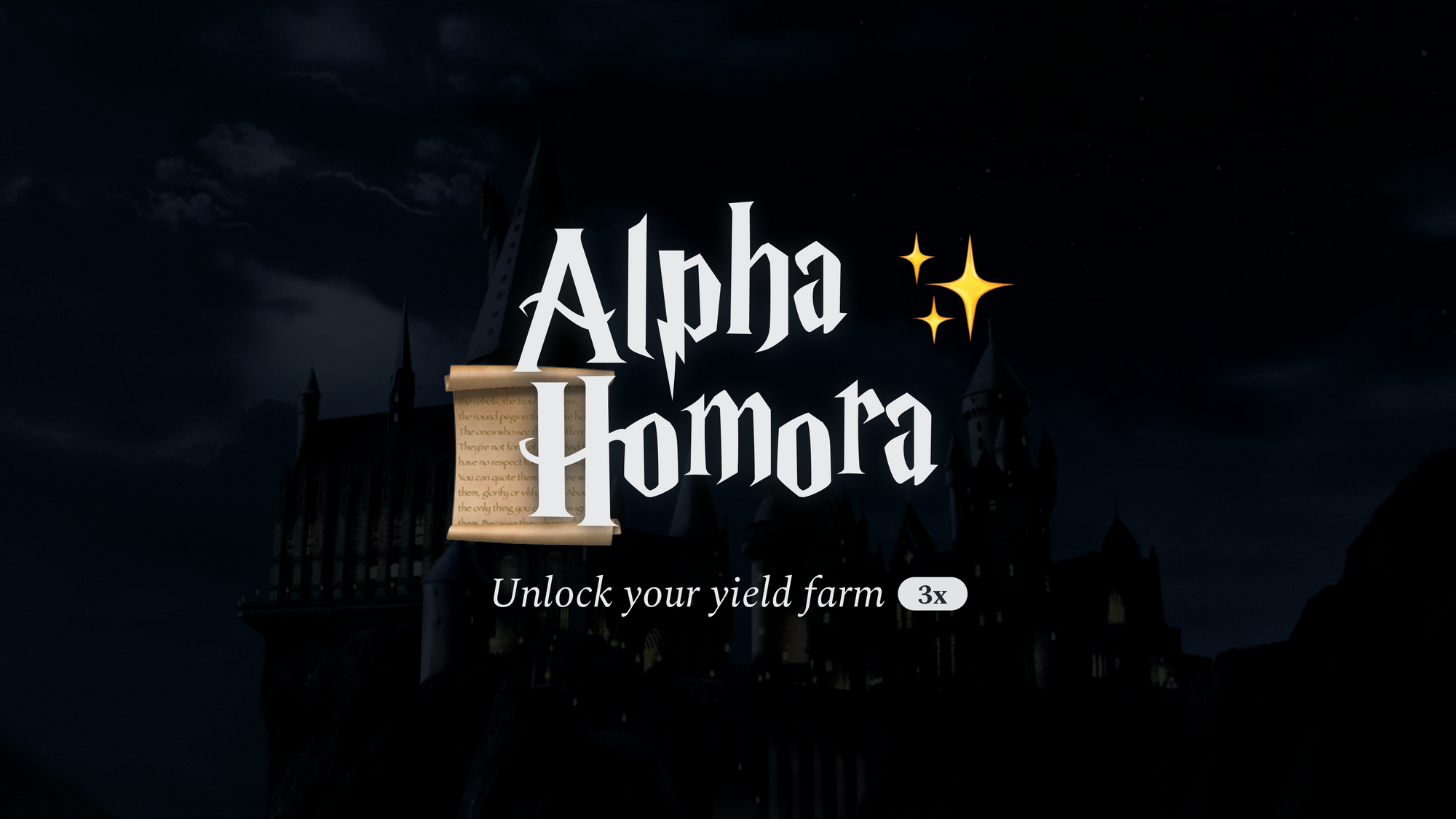 🧙‍♀️ Alpha Homora ✨