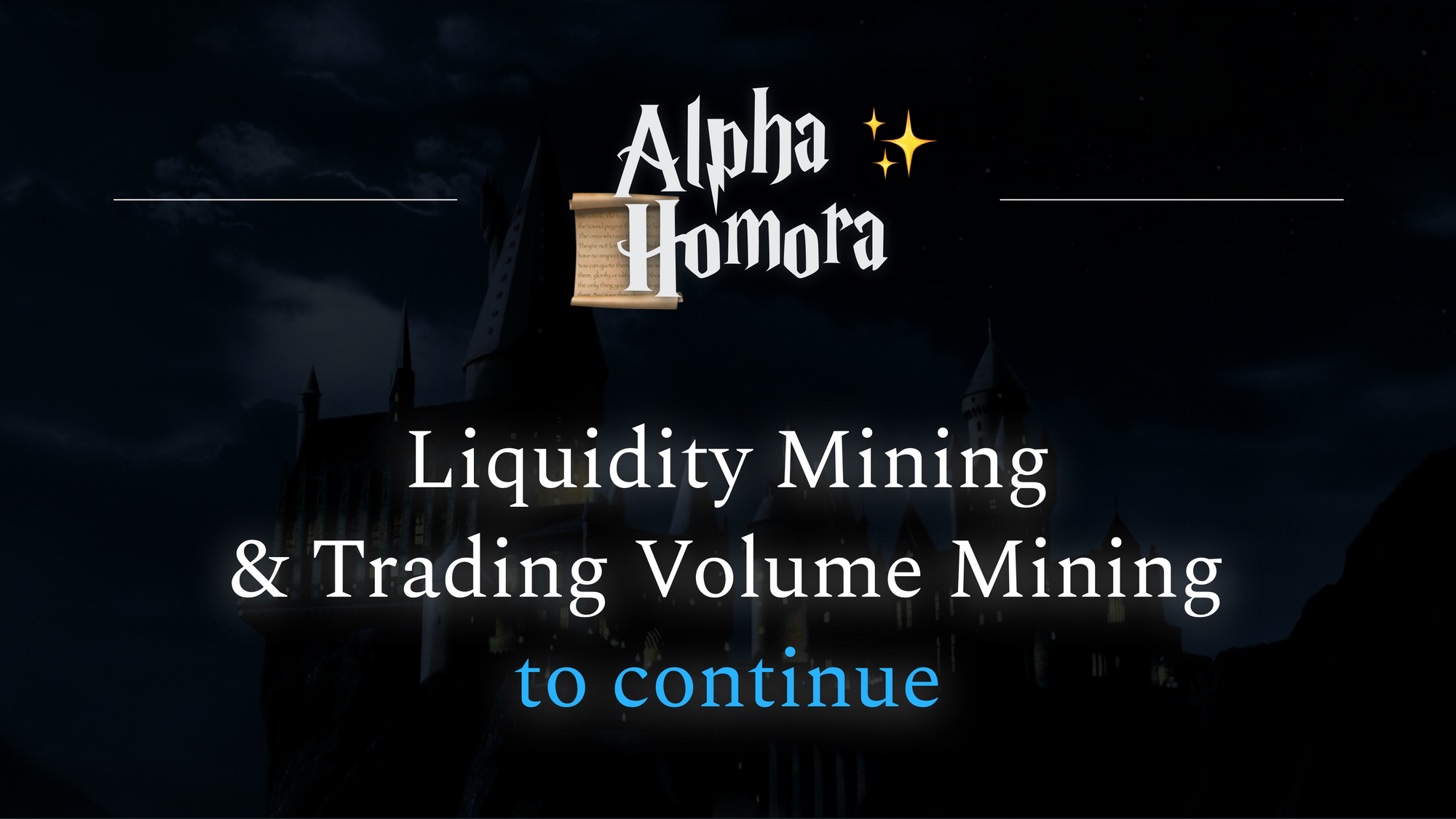 Alpha Finance Lab to continue Liquidity Mining on Alpha Homora and Trading Volume Mining for ibETH/ALPHA pool on Uniswap