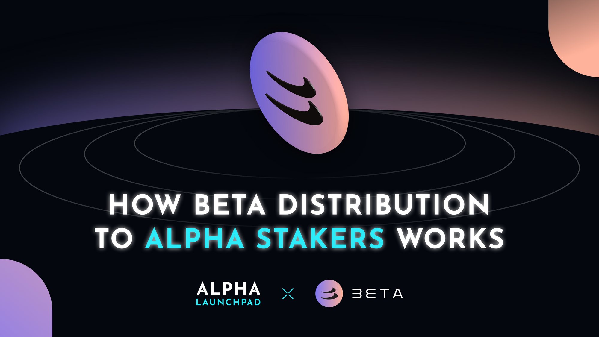 How BETA Distribution To ALPHA Stakers Works