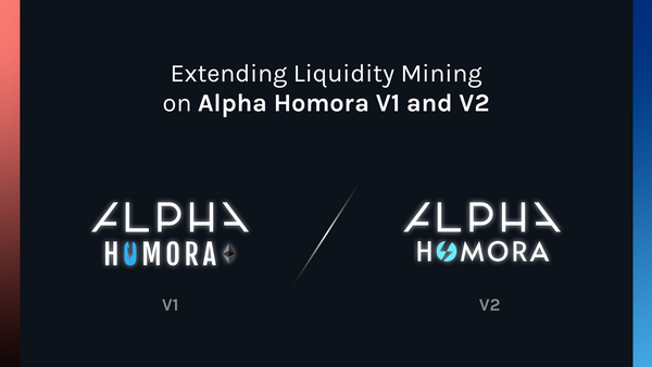 Extending Liquidity Mining for Alpha Homora V1 and V2 on Ethereum